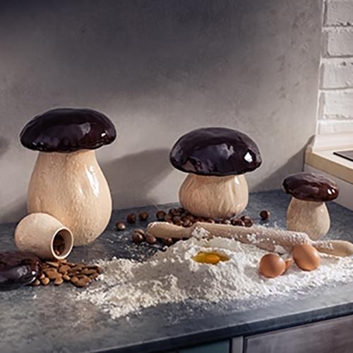 Mushroom Canister, Medium, 40 oz. by Bordallo Pinheiro