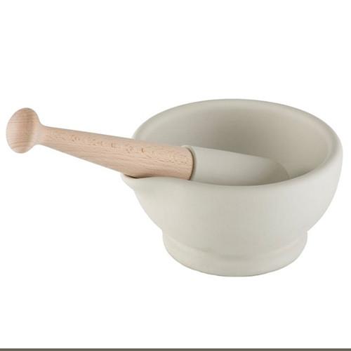 Unglazed Mortar & Pestle 4"-8.5" by Milton Brook Potteries