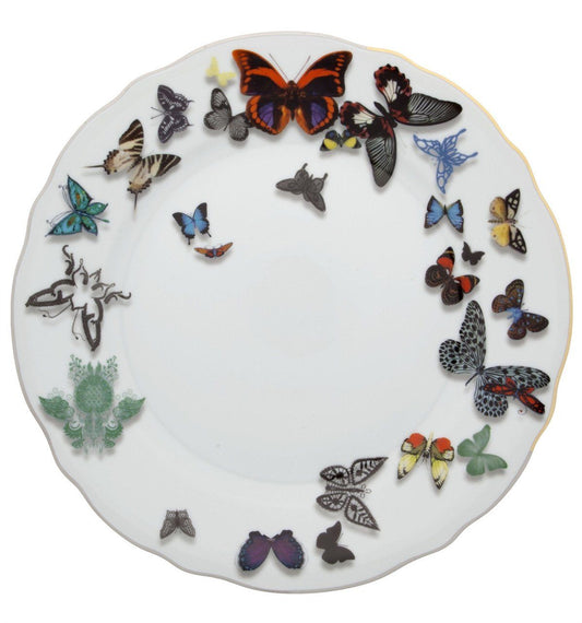 Butterfly Parade Dinner Plate, 10.2" by Christian Lacroix for Vista Alegre