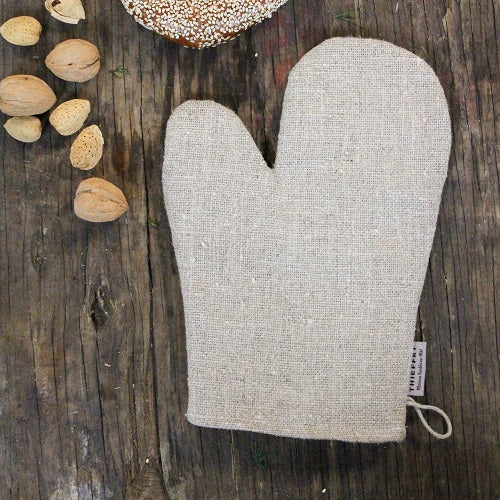 Linen Oven Mitt by Thieffry Freres & Cie