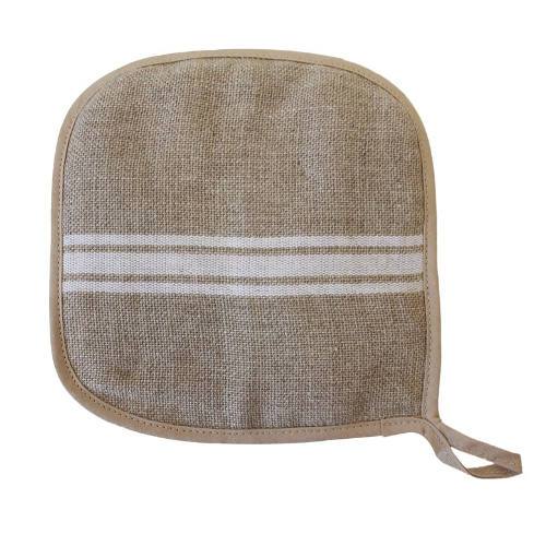 French Monogramme Linen Pot Holders by Thieffry Freres & Cie