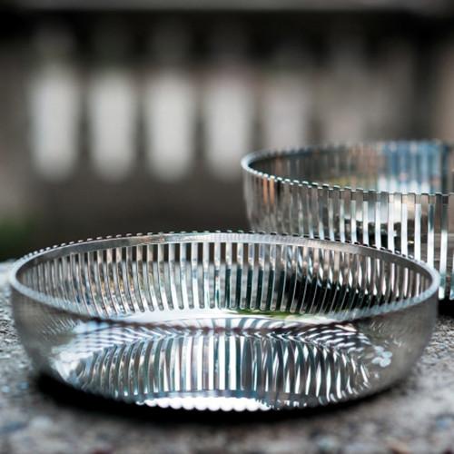 PCH02 Stainless Steel Round Basket by Pierre Charpin for Alessi