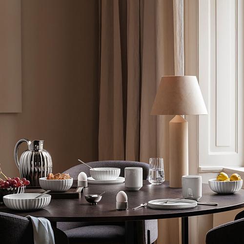 Georg Jensen Bernadotte 8.8 oz. Porcelain Thermal Mug, Set of 2