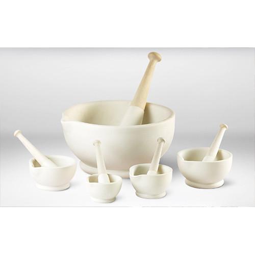 Unglazed Mortar & Pestle 4"-8.5" by Milton Brook Potteries