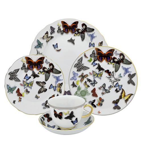 Butterfly Parade Dinner Plate, 10.2" by Christian Lacroix for Vista Alegre